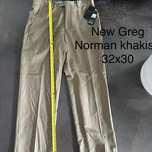 Greg Norman Collection Men's Tan Chinos